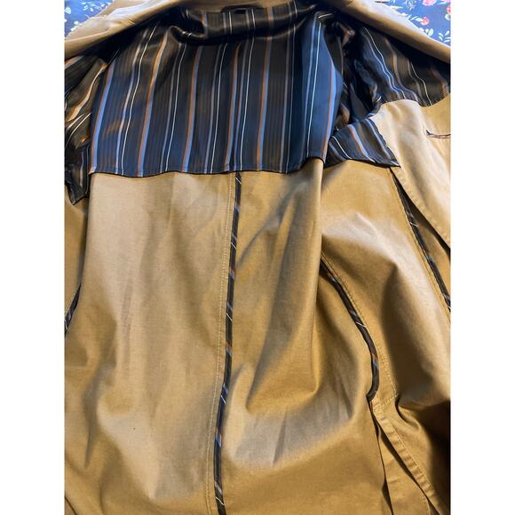 Kroon Men's Bono 2 Washed Stretch Cotton Sport Coat Jacket Olive Green 46 X-Long - Picture 6 of 8